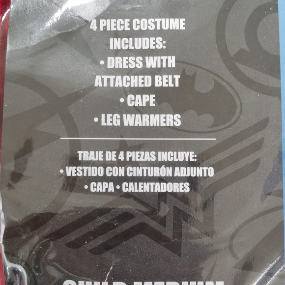 DC Super Hero Girls Supergirl Costume Medium 8-10 - Picture 4 of 6